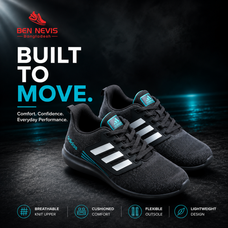 Ben Nevis Bangladesh premium running shoe product advertisement